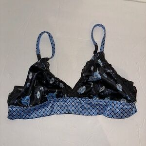 Aerie by American Eagle Outfitters Unlined Floral Bralette size large